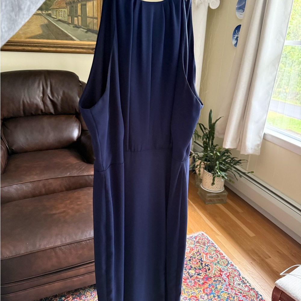 Lulu's Navy Blue Maxi Dress